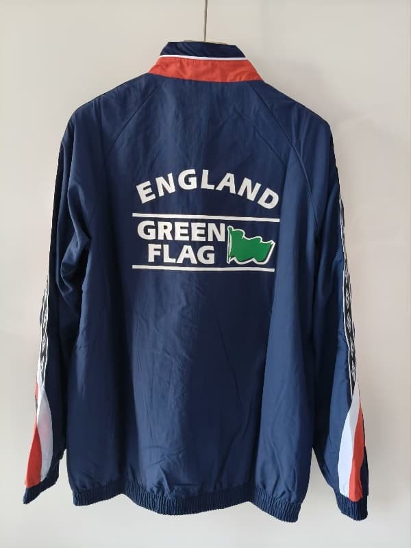 AAA(Thailand) England 2026 Dark Blue Soccer Windbreaker