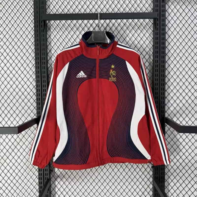 AAA(Thailand) France 2026 Red Soccer Windbreaker