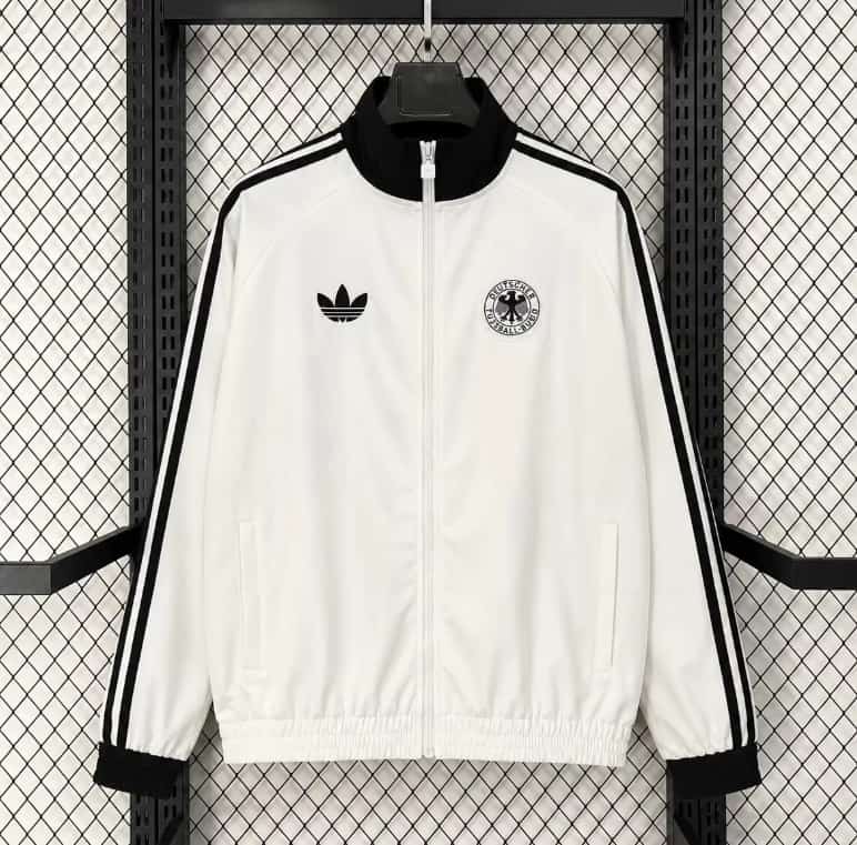 AAA(Thailand) Germany 2026 White Soccer Windbreaker 02