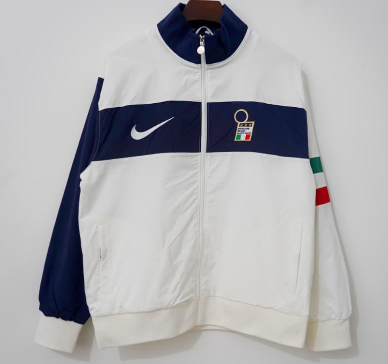 AAA(Thailand) Italy 1996 White Soccer Windbreaker
