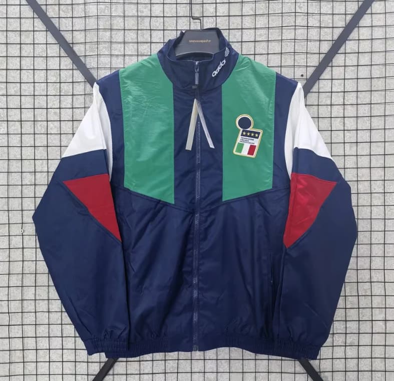 AAA(Thailand) Italy 2026 Dark Blue Soccer Windbreaker