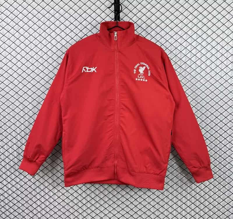 AAA(Thailand) Liverpool 2004/05 Red Soccer Windbreaker