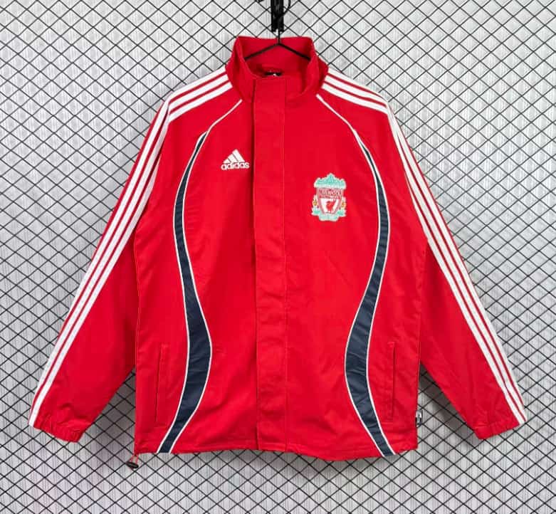 AAA(Thailand) Liverpool 2006/07 Red Soccer Windbreaker