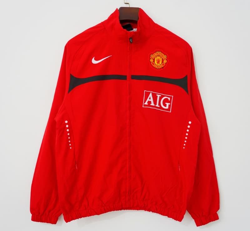 AAA(Thailand) Manchester United 2010/11 Red Soccer Windbreaker