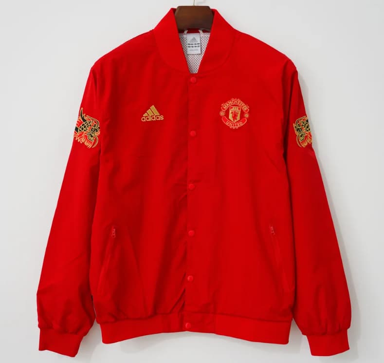 AAA(Thailand) Manchester United 2019/20 Red Soccer Windbreaker