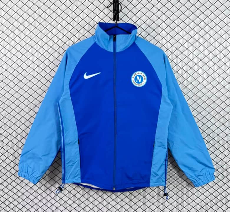 AAA(Thailand) Napoli 1998/99 Blue Soccer Windbreaker