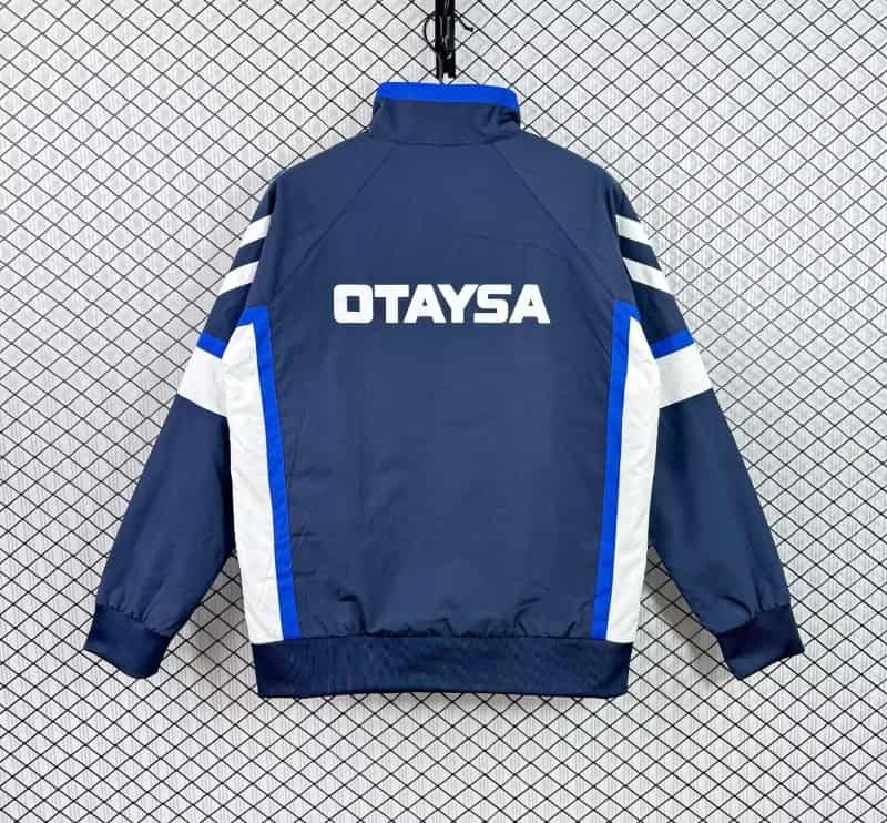 AAA(Thailand) Real Madrid 1991/92 Dark Blue Soccer Windbreaker