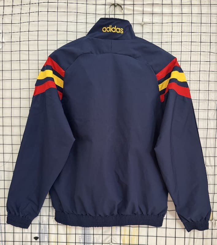 AAA(Thailand) Spain 1996 Dark Blue Soccer Windbreaker