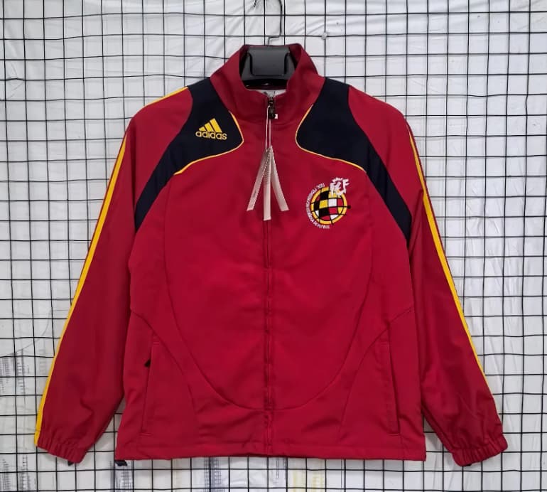 AAA(Thailand) Spain 2026 Red Soccer Windbreaker 02