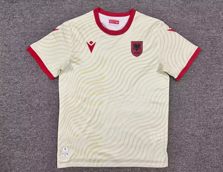 AAA(Thailand) Albania 2026 Away Soccer Jersey