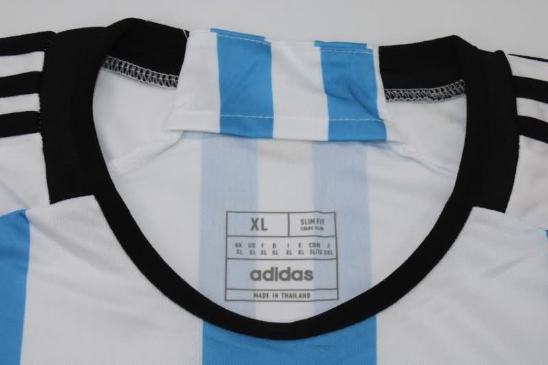 AAA(Thailand) Argentina 2022 World Cup Home 3 Stars Soccer Jersey