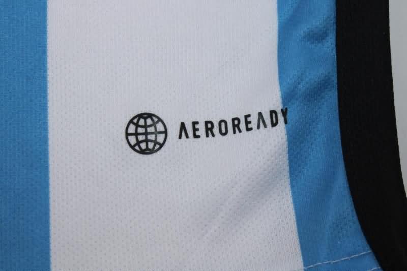 AAA(Thailand) Argentina 2022 World Cup Home 3 Stars Soccer Jersey