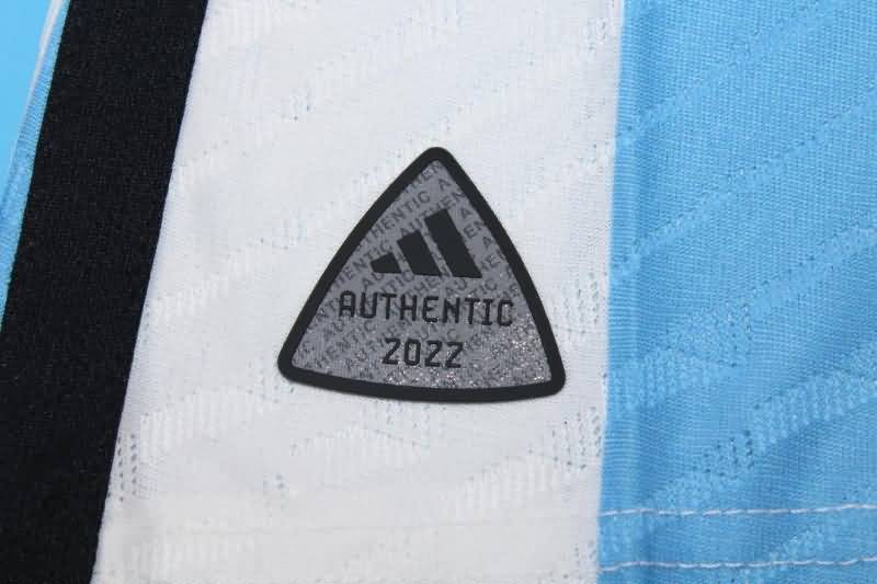 AAA(Thailand) Argentina 2022 World Cup Home Soccer Jersey(Player)