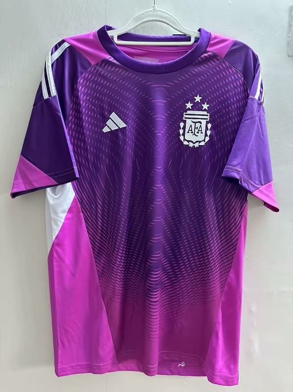 AAA(Thailand) Argentina 2025 Goalkeeper Purple Soccer Jersey