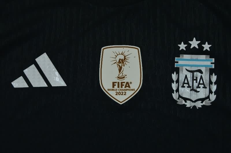 AAA(Thailand) Argentina 2026 World Cup Goalkeeper Black Soccer Jersey (Player)