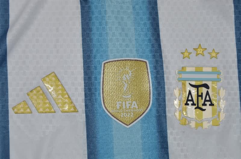 AAA(Thailand) Argentina 2026 World Cup Home Long Sleeve Soccer Jersey (Player)