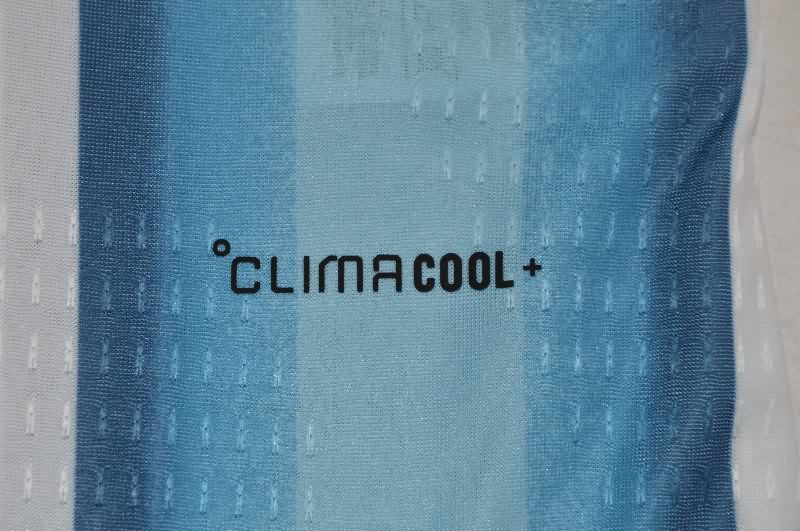 AAA(Thailand) Argentina 2026 World Cup Home Long Sleeve Soccer Jersey (Player)