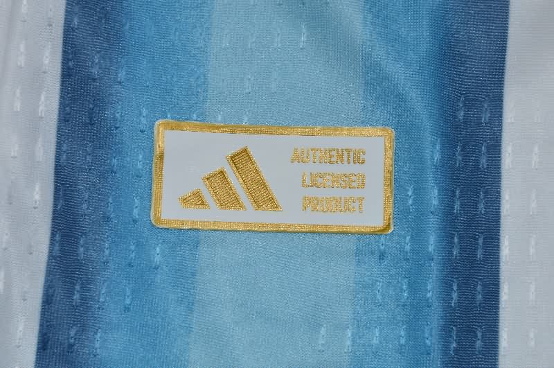 AAA(Thailand) Argentina 2026 World Cup Home Long Sleeve Soccer Jersey (Player)