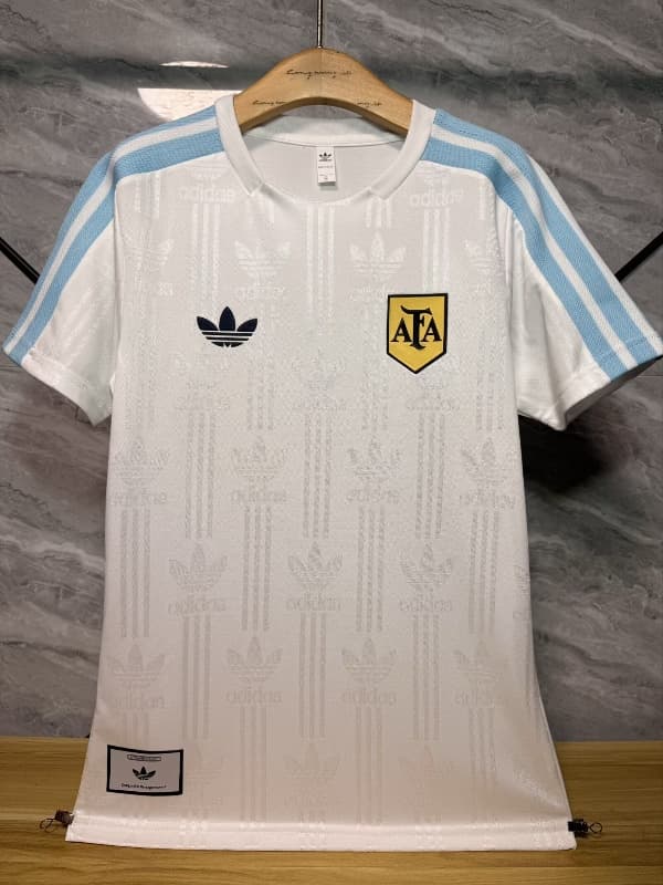 AAA(Thailand) Argentina 2026 White Soccer Jersey (Player) AAA(Thailand) Argentina 2026 White Soccer Jersey (Player)