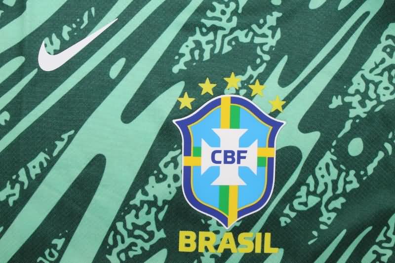 AAA(Thailand) Brazil 2024 Copa America Goalkeeper Green Soccer Jersey