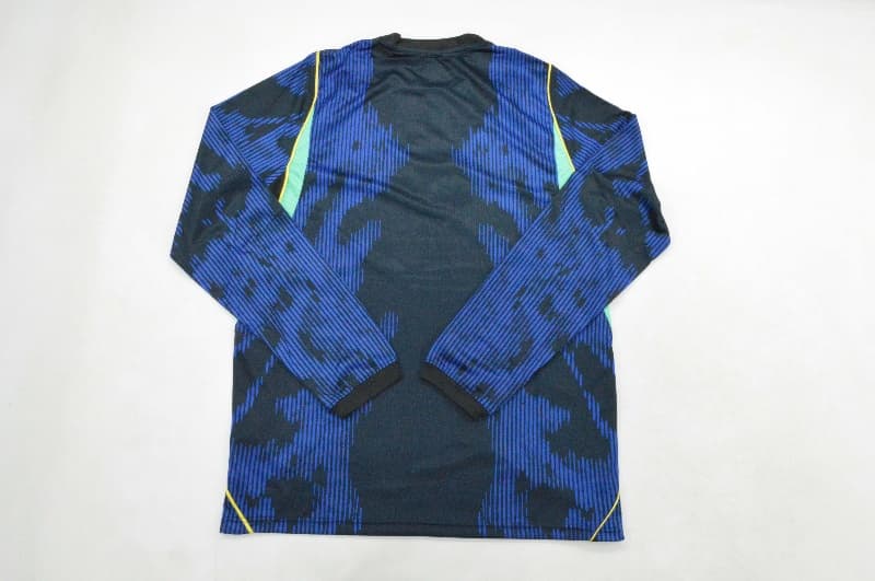 AAA(Thailand) Brazil 2026 World Cup Away Long Sleeve Soccer Jersey