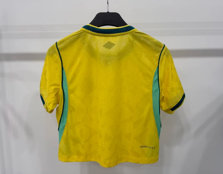 AAA(Thailand) Brazil 2026 Home Women Cropped Soccer Jersey (Player)