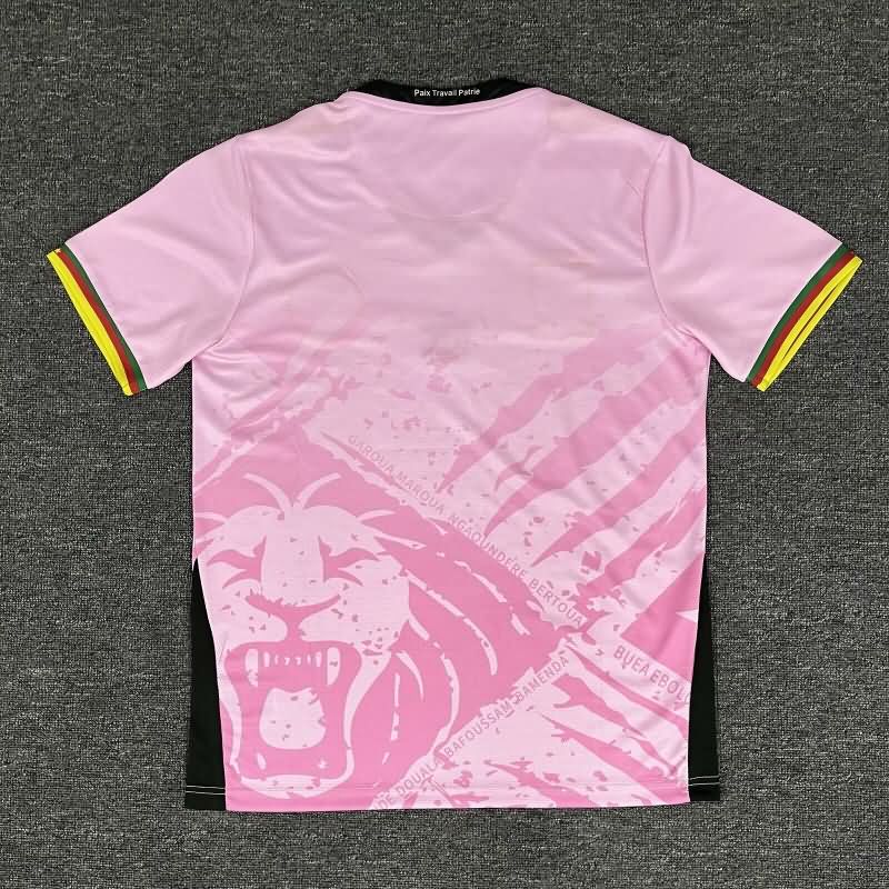 AAA(Thailand) Cameroon 2025 Goalkeeper Pink Soccer Jersey