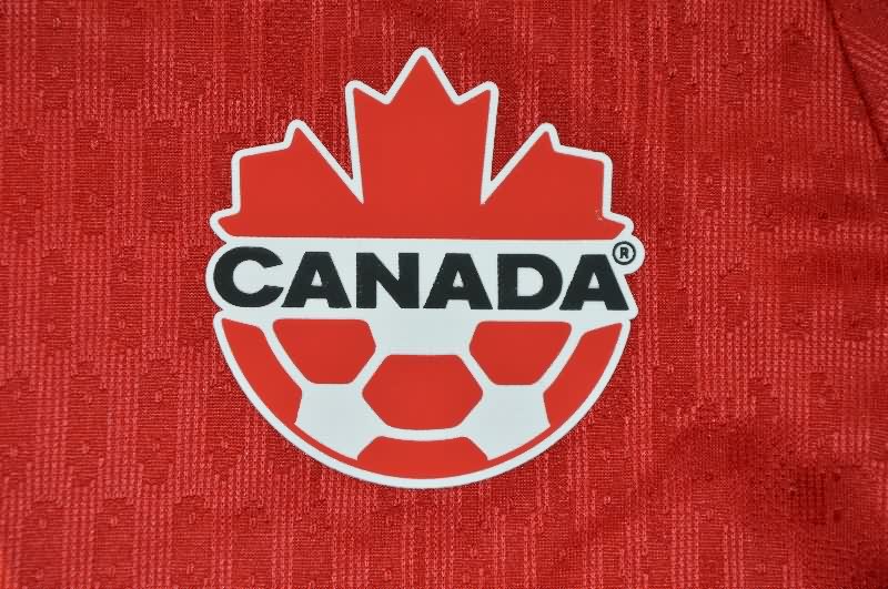 AAA(Thailand) Canada 25/26 Home Soccer Jersey (Player)