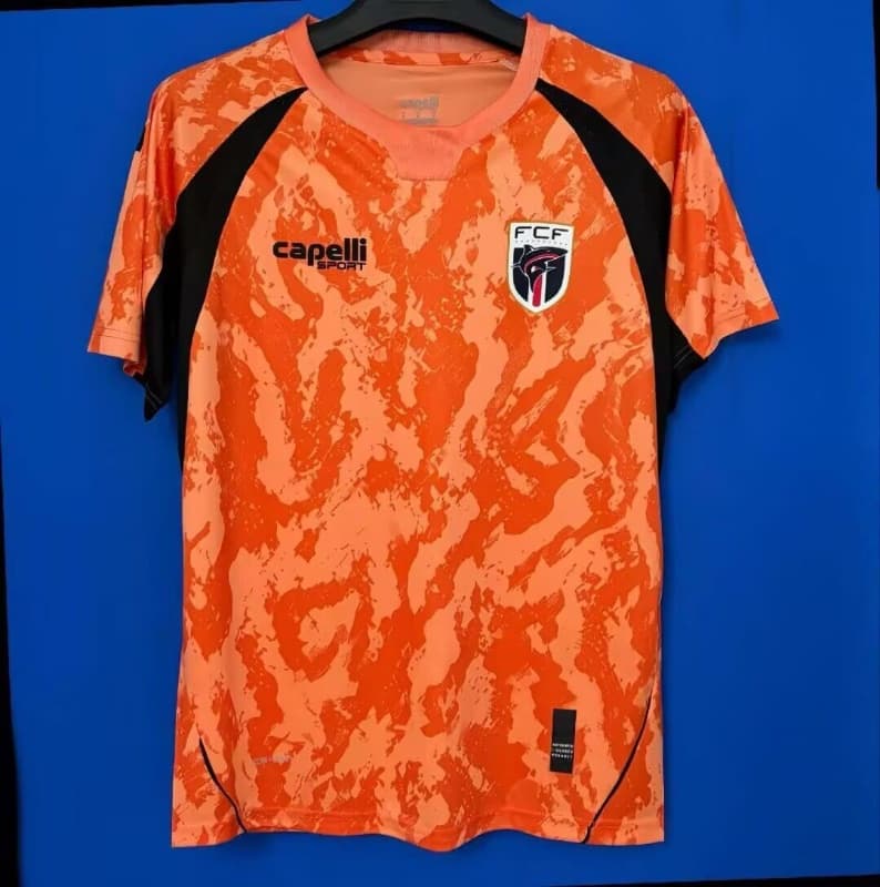 AAA(Thailand) Cape Verde 2026 Goalkeeper Orange Soccer Jersey AAA(Thailand) Cape Verde 2026 Goalkeeper Orange Soccer Jersey