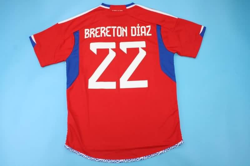 AAA(Thailand) Chile 2022 Home Soccer Jersey