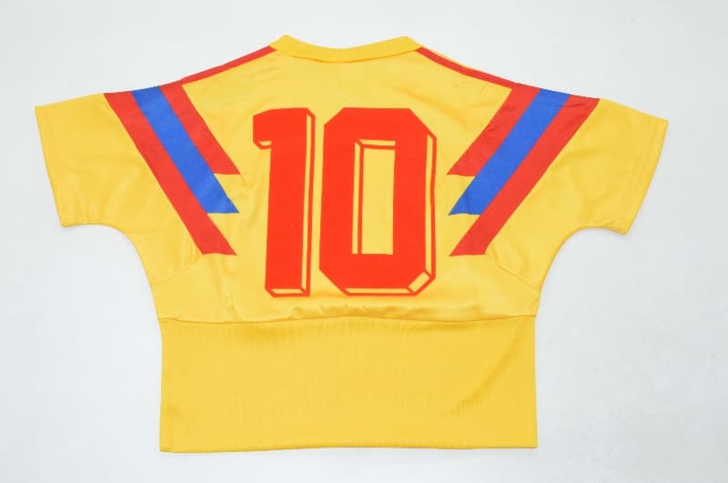AAA(Thailand) Columbia 1990 Home Women Cropped Soccer Jersey