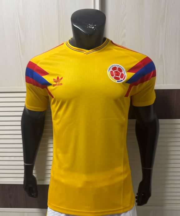AAA(Thailand) Columbia 25/26 Yellow Soccer Jersey (Player)