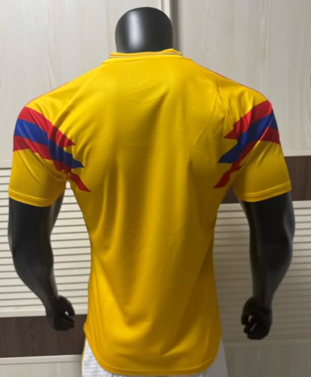 AAA(Thailand) Columbia 25/26 Yellow Soccer Jersey (Player)