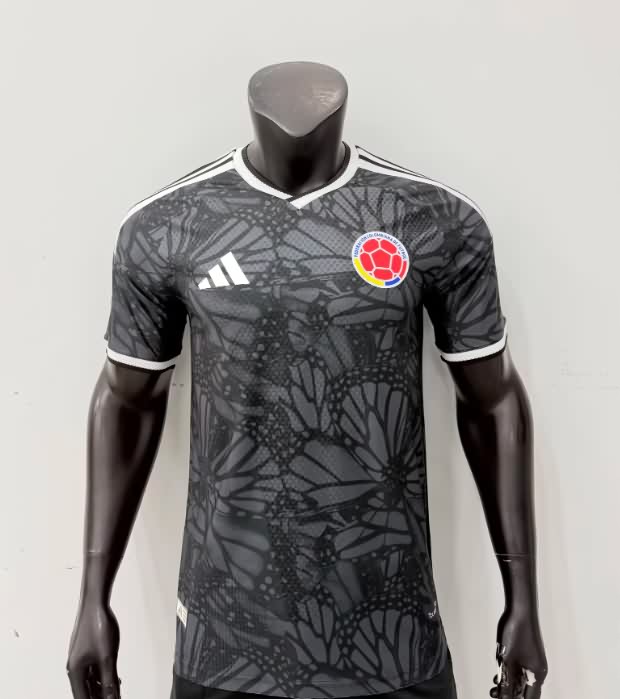 AAA(Thailand) Columbia 2026 Black Soccer Jersey (Player)