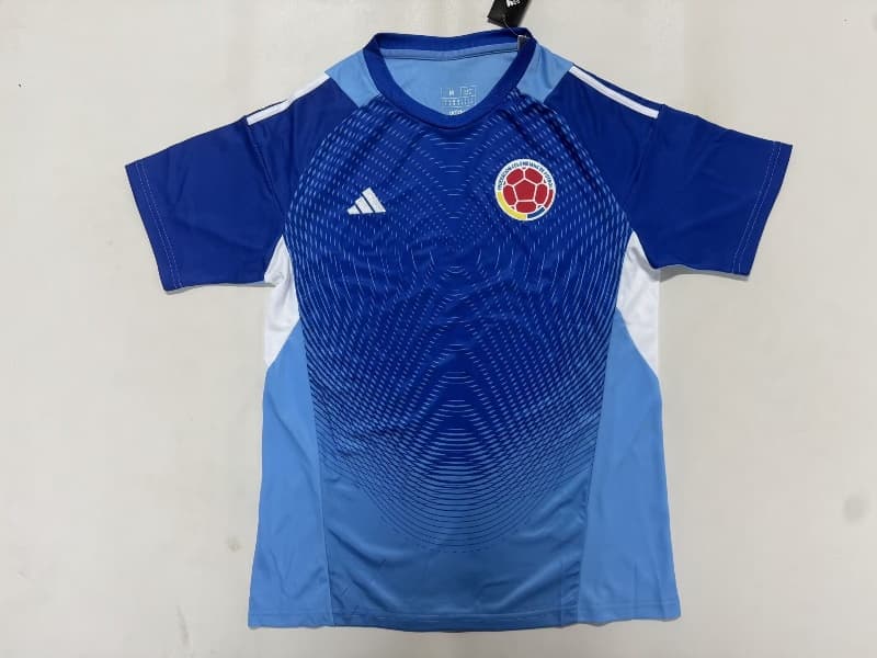 AAA(Thailand) Columbia 2026 Goalkeeper Blue Soccer Jersey