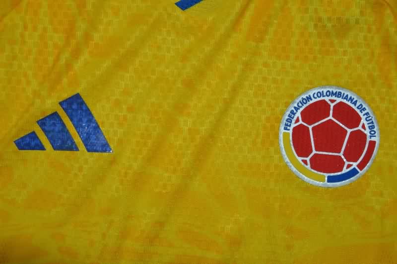 AAA(Thailand) Columbia 2026 World Cup Home Long Sleeve Soccer Jersey (Player)