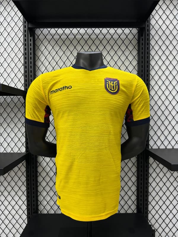 AAA(Thailand) Ecuador 2026 Home Soccer Jersey (Player) AAA(Thailand) Ecuador 2026 Home Soccer Jersey (Player)