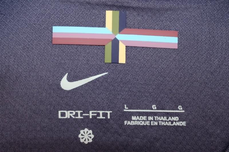AAA(Thailand) England 2024 Away Long Sleeve Soccer Jersey