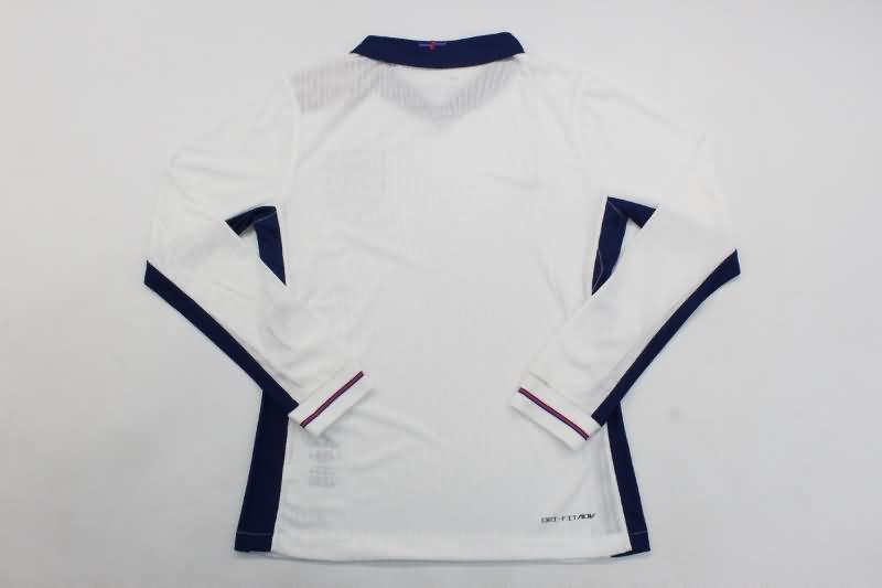 AAA(Thailand) England 2024 Home Long Sleeve Soccer Jersey (Player)