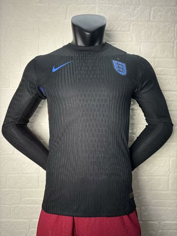 AAA(Thailand) England 2025 Female Euro Long Sleeve Away Soccer Jersey (Player)