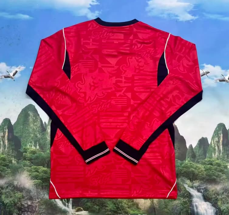 AAA(Thailand) England 2026 World Cup Away Long Sleeve Soccer Jersey