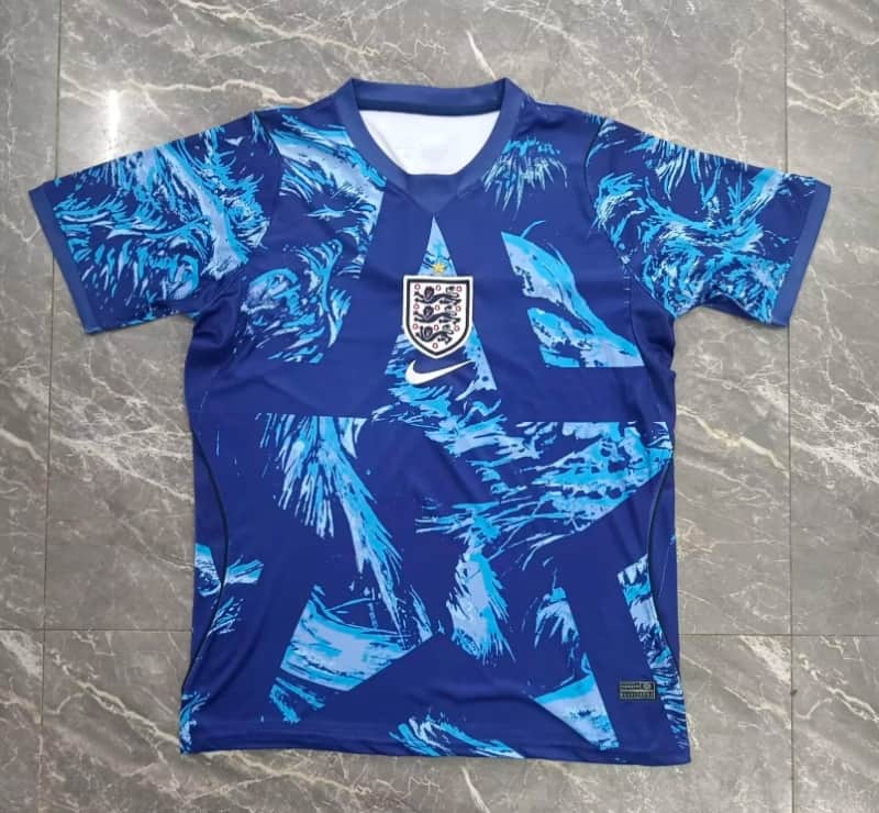 AAA(Thailand) England 2026 Goalkeeper Blue Soccer Jersey