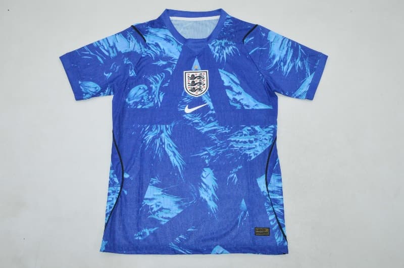 AAA(Thailand) England 2026 Goalkeeper Blue Soccer Jersey (Player) AAA(Thailand) England 2026 Goalkeeper Blue Soccer Jersey (Player)