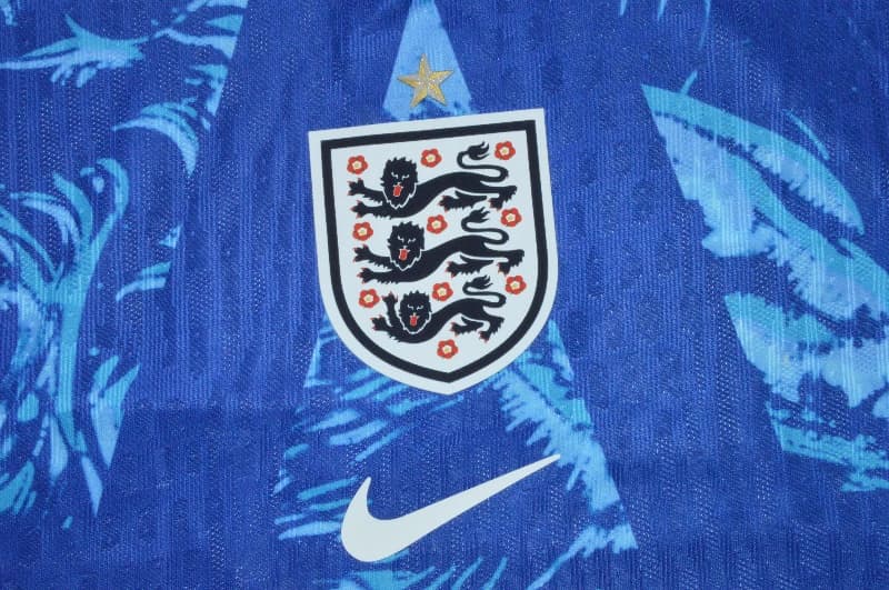 AAA(Thailand) England 2026 Goalkeeper Blue Soccer Jersey (Player)
