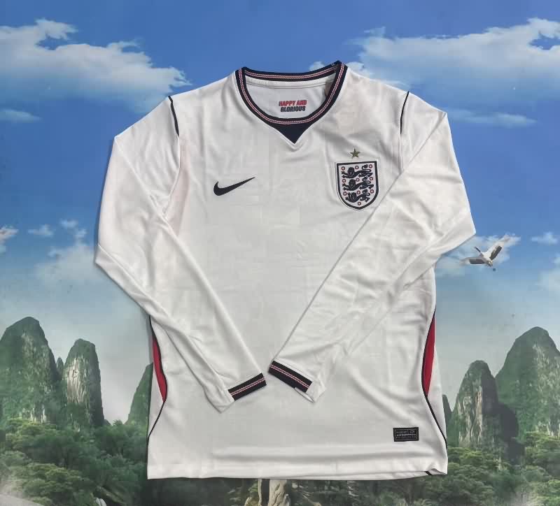 AAA(Thailand) England 2026 Home Long Sleeve Soccer Jersey