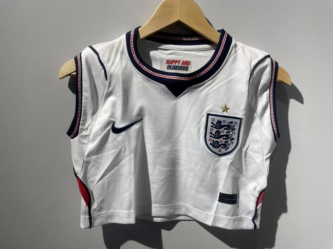 AAA(Thailand) England 2026 Home Women Cropped Soccer Jersey 02 AAA(Thailand) England 2026 Home Women Cropped Soccer Jersey 02