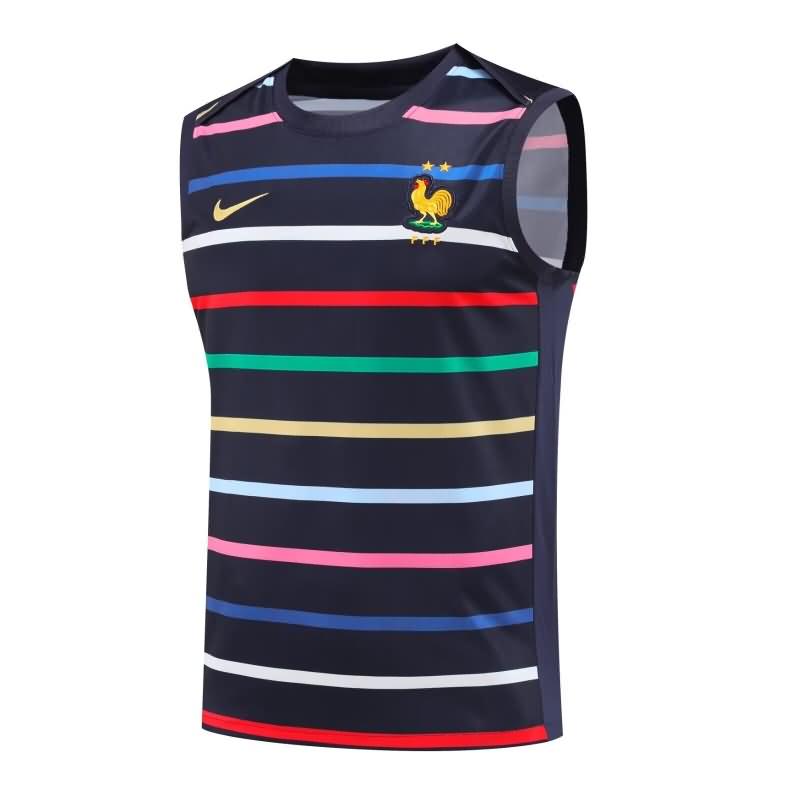 AAA(Thailand) France 2024 Training Vest Soccer Jersey 02