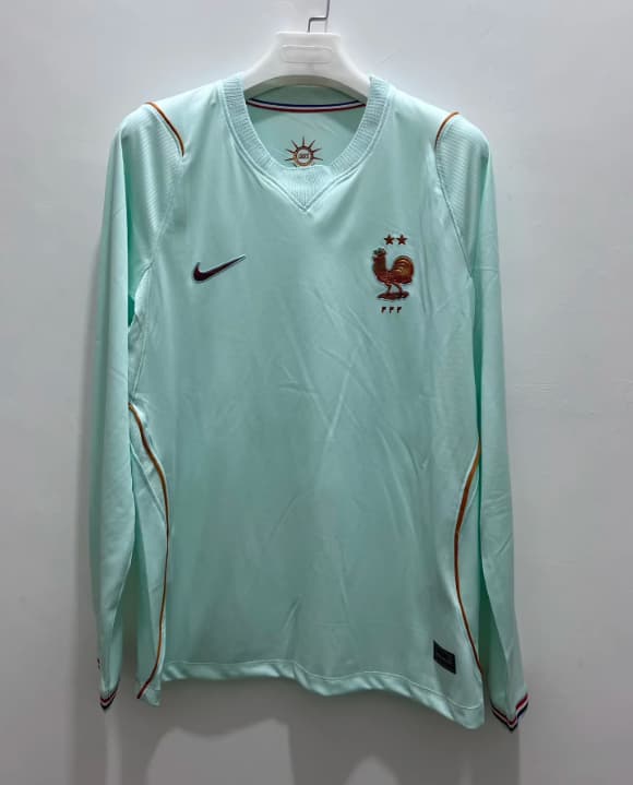 AAA(Thailand) France 2026 World Cup Away Long Sleeve Soccer Jersey AAA(Thailand) France 2026 World Cup Away Long Sleeve Soccer Jersey