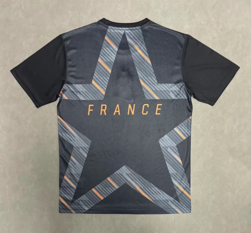 AAA(Thailand) France 2026 Goalkeeper Black Soccer Jersey