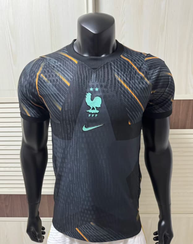 AAA(Thailand) France 2026 Goalkeeper Black Soccer Jersey (Player)